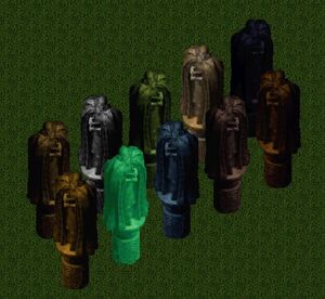 Monster Slayer Statues